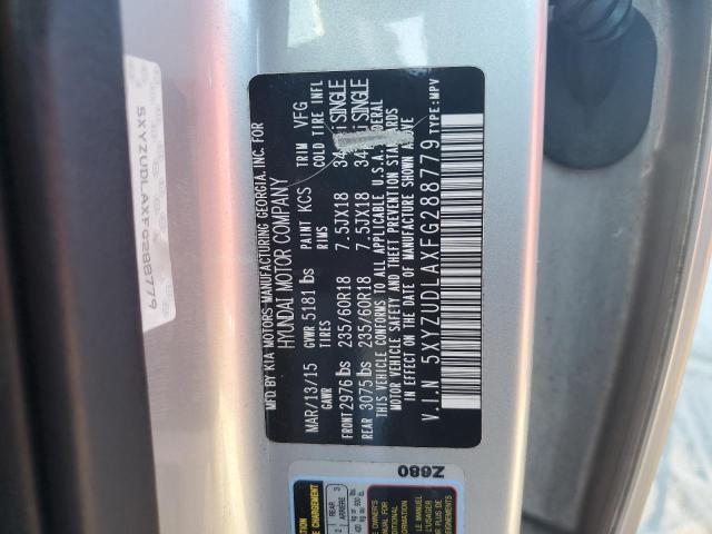 2015 HYUNDAI SANTA FE S - 5XYZUDLAXFG288779