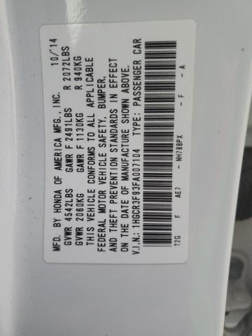 2015 HONDA ACCORD TOU - 1HGCR3F93FA007104