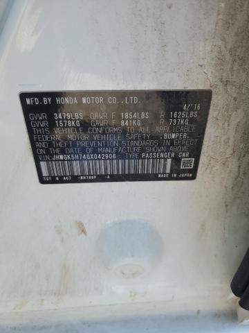 2016 HONDA FIT EX - JHMGK5H74GX042906