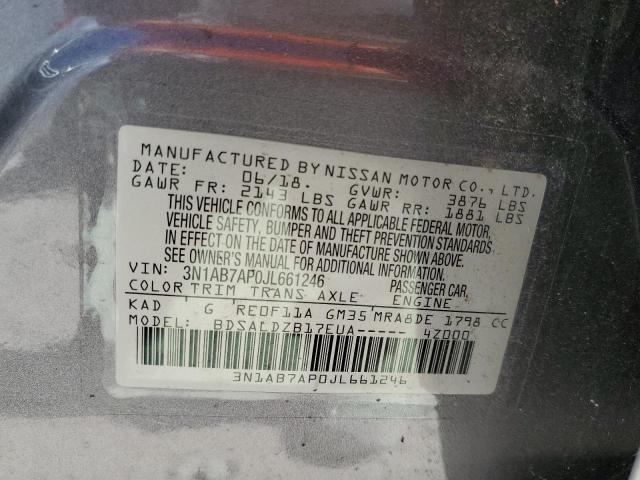 2018 NISSAN SENTRA S - 3N1AB7AP0JL661246