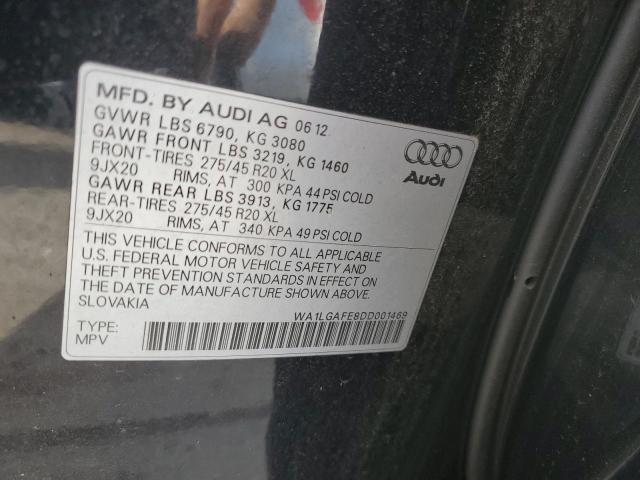 VIN WA1LGAFE8DD001469 2013 Audi Q7, Premium Plus no.13