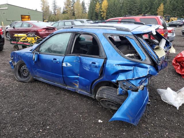 SUBARU IMPREZA WR 2002 blue station gas JF1GG29632H815123 photo #3