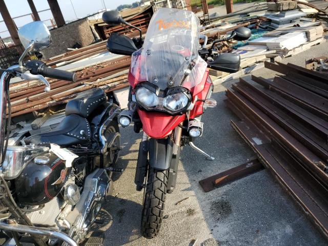 TRIUMPH MOTORCYCLE TIGER EXPL 2015 red enduro gas SMTF02XK8FJ685298 photo #3