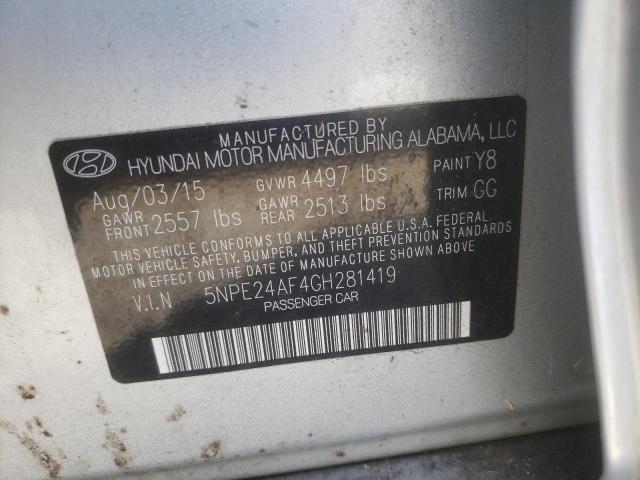 2016 HYUNDAI SONATA SE - 5NPE24AF4GH281419