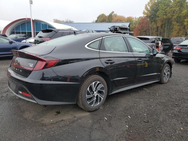 HYUNDAI SONATA HYB 2021 black  hybrid engine KMHL24JJ6MA035076 photo #4