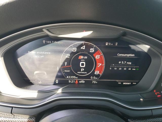 2018 AUDI S5 PRESTIG WAU24GF58JN006199