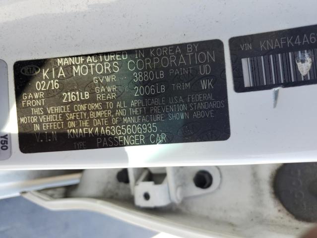2016 KIA FORTE LX - KNAFK4A63G5606935