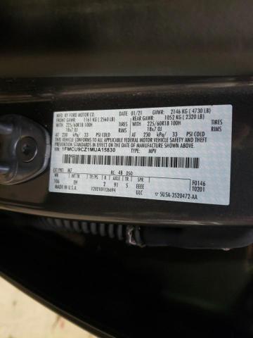 VIN 1FMCU9CZ1MUA15830 2021 FORD ESCAPE no.14