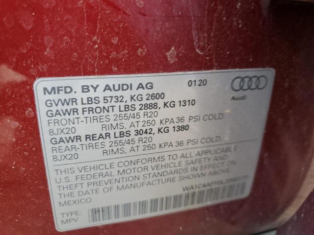 2020 AUDI SQ5 PRESTI - WA1C4AFY0L2056172