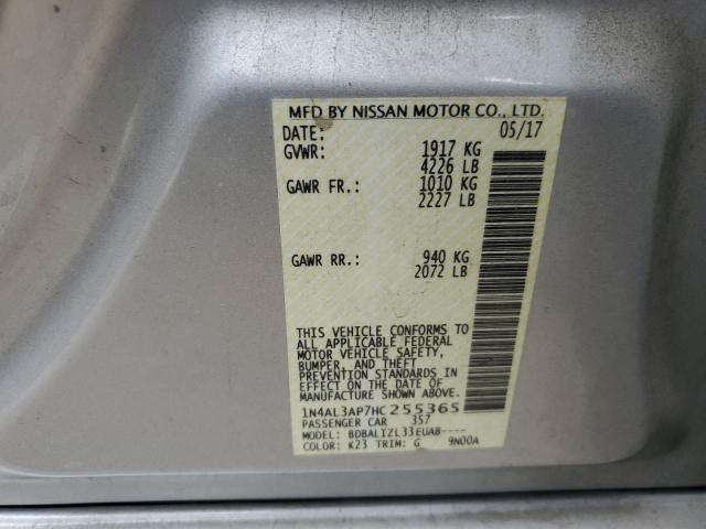 2017 NISSAN ALTIMA 2.5 - 1N4AL3AP7HC255365
