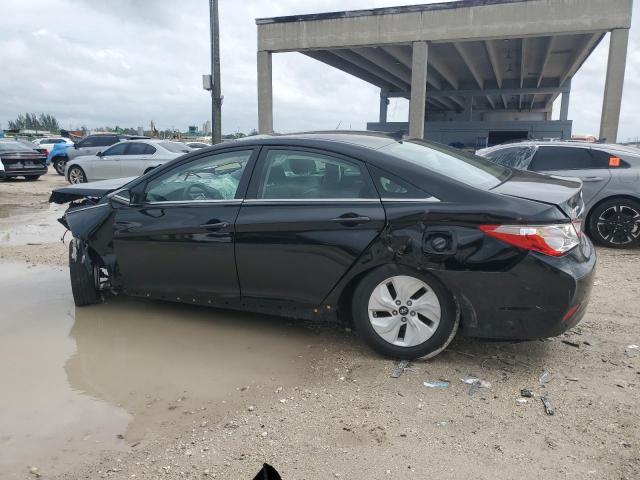 HYUNDAI SONATA GLS 2014 black  gas 5NPEB4AC8EH825181 photo #3