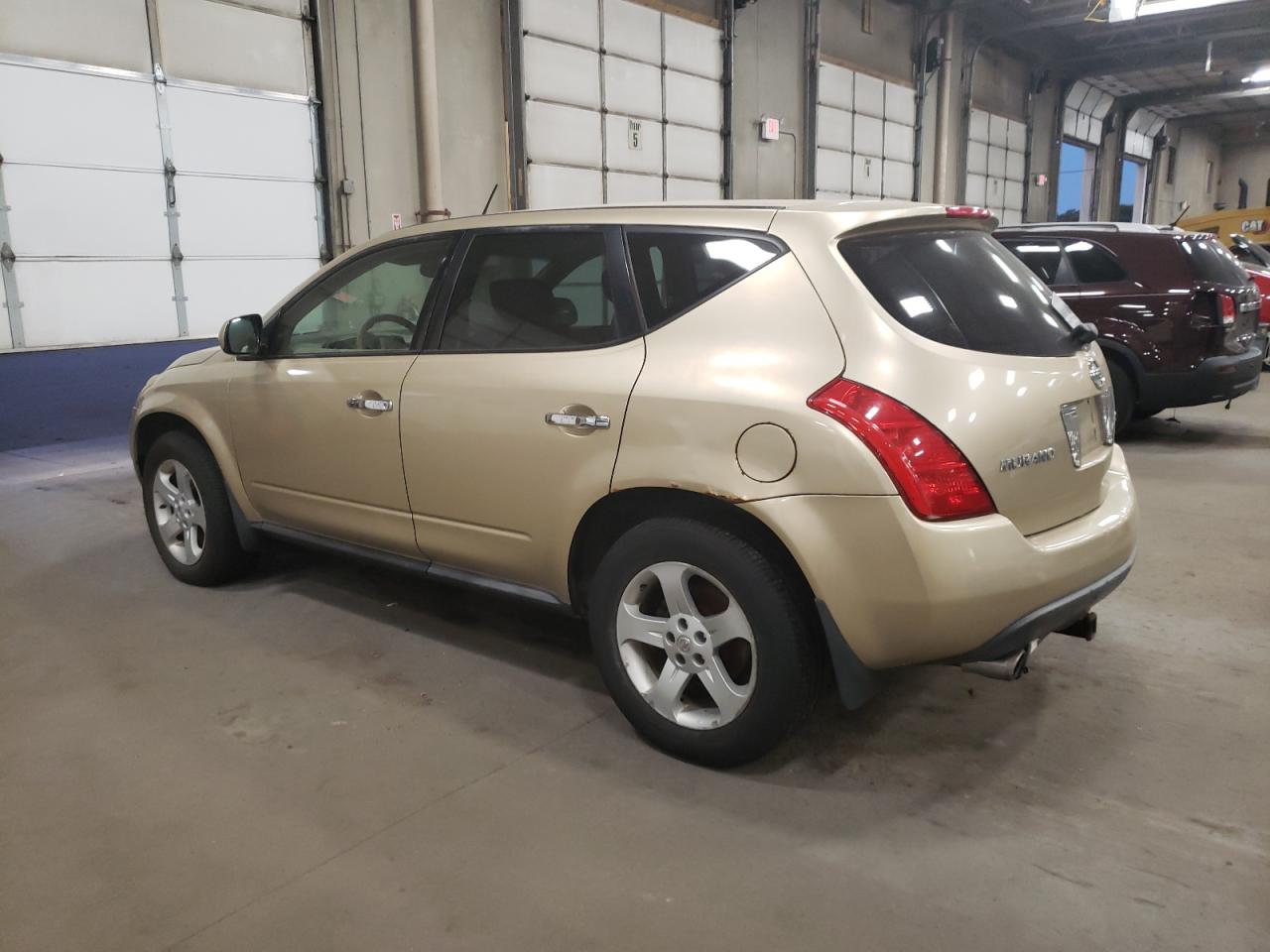 NISSAN MURANO SL 2004 gold  gas JN8AZ08W14W326089 photo #3