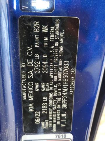 2023 KIA FORTE LX - 3KPF24AD1PE507083