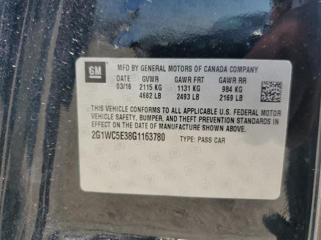 2016 CHEVROLET IMPALA LIM - 2G1WC5E38G1163780