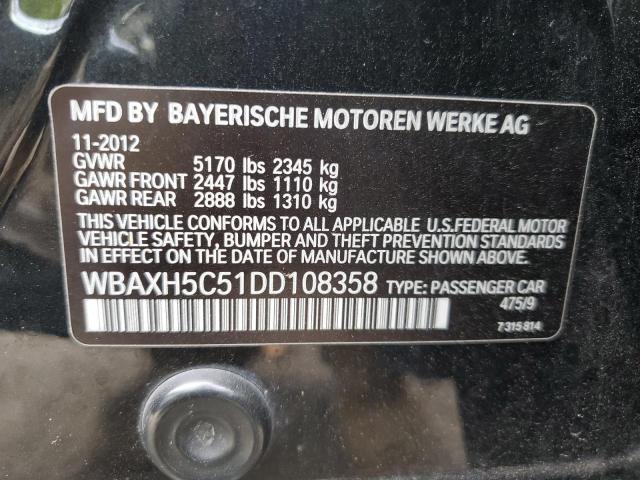 VIN WBAXH5C51DD108358 2013 BMW 5 SERIES no.13