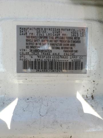 2022 NISSAN SENTRA SV 3N1AB8CV3NY247579