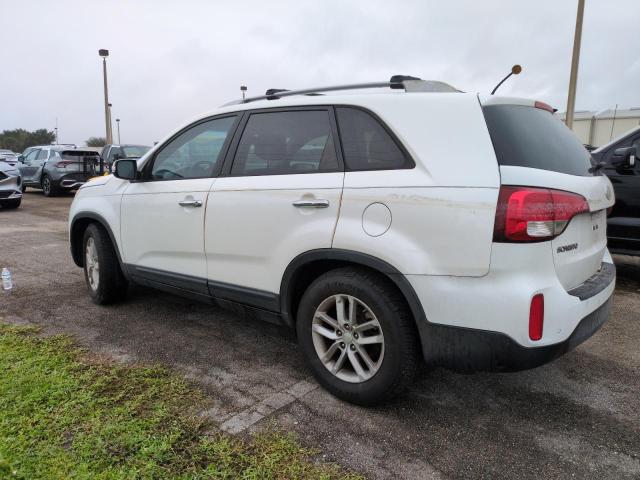 KIA SORENTO LX 2014 white  gas 5XYKT3A62EG445202 photo #3