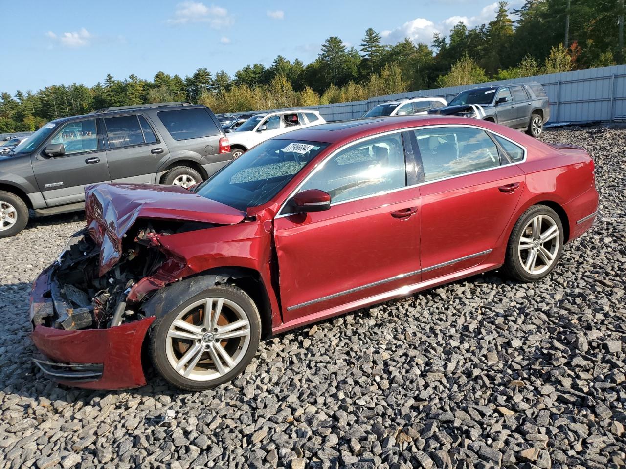 Lot #2943273954 2015 VOLKSWAGEN PASSAT SE