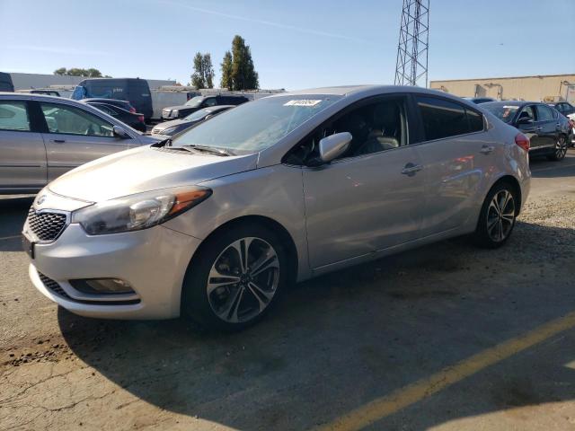 KIA FORTE EX 2016 gray sedan 4d gas KNAFZ4A85G5490201 photo #1