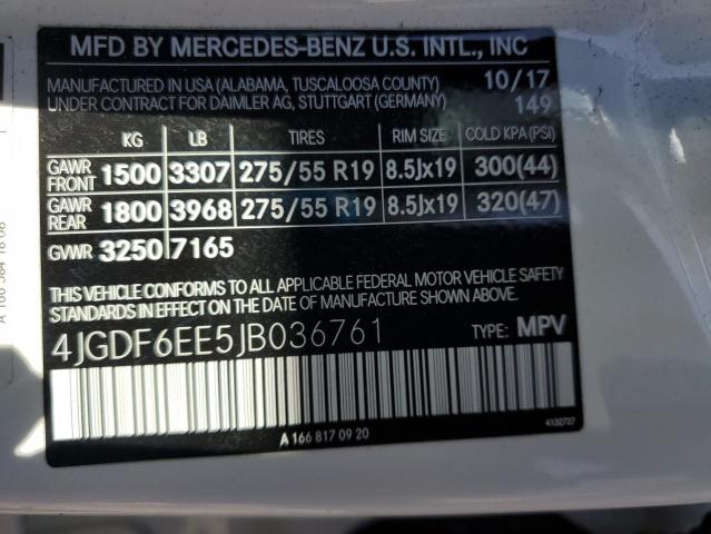 2018 MERCEDES-BENZ GLS 450 4M - 4JGDF6EE5JB036761