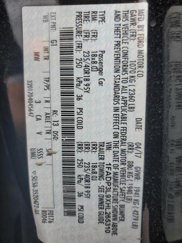 2017 FORD FOCUS ST - 1FADP3L9XHL265310
