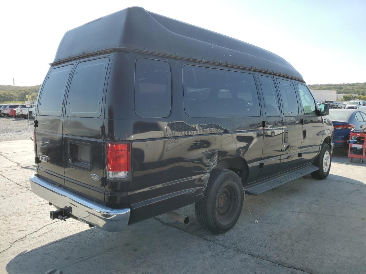 FORD ECONOLINE 2008 black  gas 1FTSS34L48DB29582 photo #4