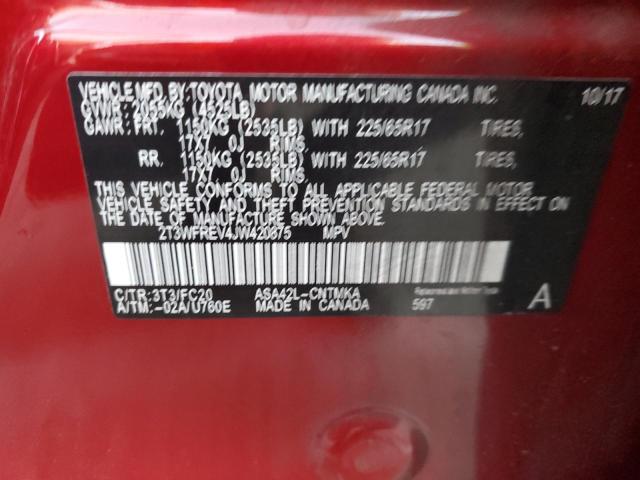2018 TOYOTA RAV4 ADVEN - 2T3WFREV4JW420875