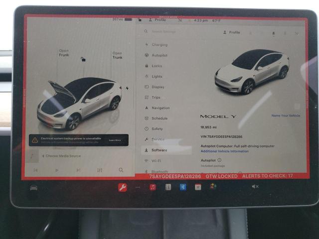 2023 TESLA MODEL Y - 7SAYGDEE5PA128286