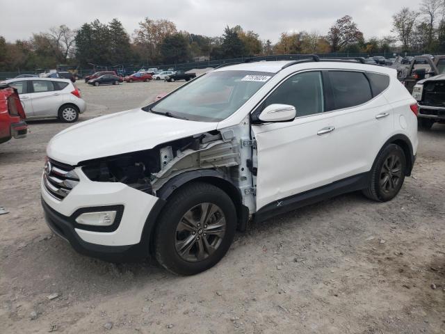 HYUNDAI SANTA FE S 2014 white 4dr spor gas 5XYZU3LB4EG228028 photo #1