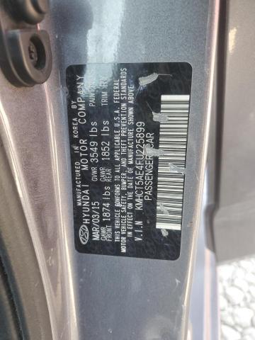 2015 HYUNDAI ACCENT GS KMHCT5AE4FU225899