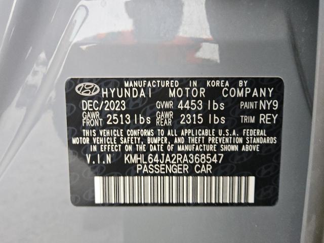 VIN KMHL64JA2RA368547 2024 Hyundai Sonata, Sel no.13