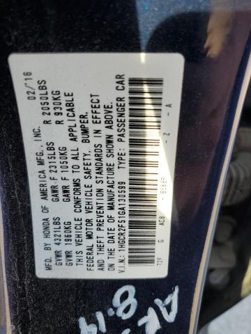 2016 HONDA ACCORD SPO - 1HGCR2F51GA130599