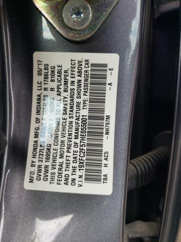 2017 HONDA CIVIC LX - 19XFC2F57HE055001