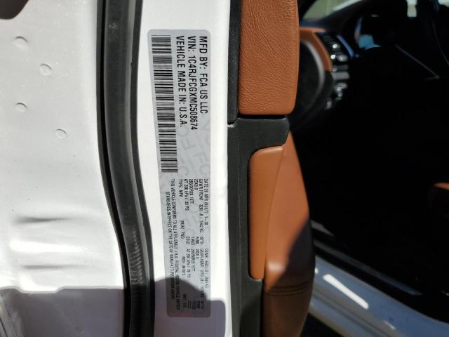 2021 JEEP GRAND CHER - 1C4RJFCGXMC508674