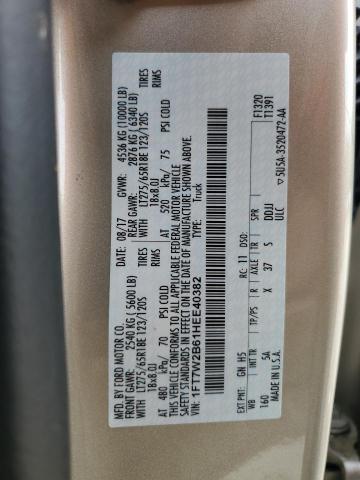 2017 FORD F250 SUPER - 1FT7W2B61HEE40382