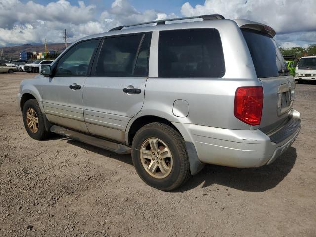 HONDA PILOT EX 2003 silver  gas 2HKYF18493H500325 photo #3