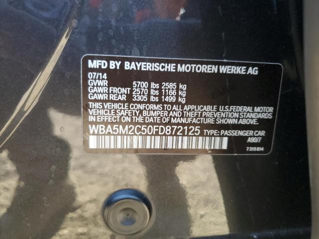 VIN WBA5M2C50FD872125 2015 BMW 5 SERIES no.12