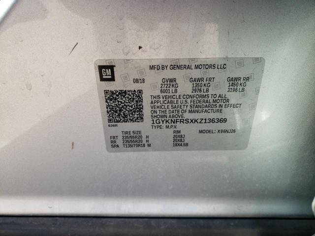 2019 CADILLAC XT5 PREMIU - 1GYKNFRSXKZ136369