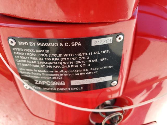 2006 VESPA LX 50 ZAPC386B965002562