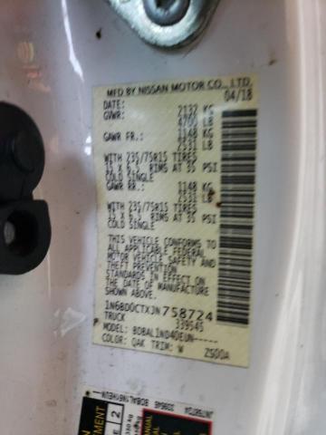 2018 NISSAN FRONTIER S - 1N6BD0CTXJN758724