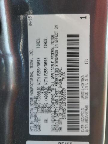 2015 TOYOTA TUNDRA DOU - 5TFRM5F12FX090339