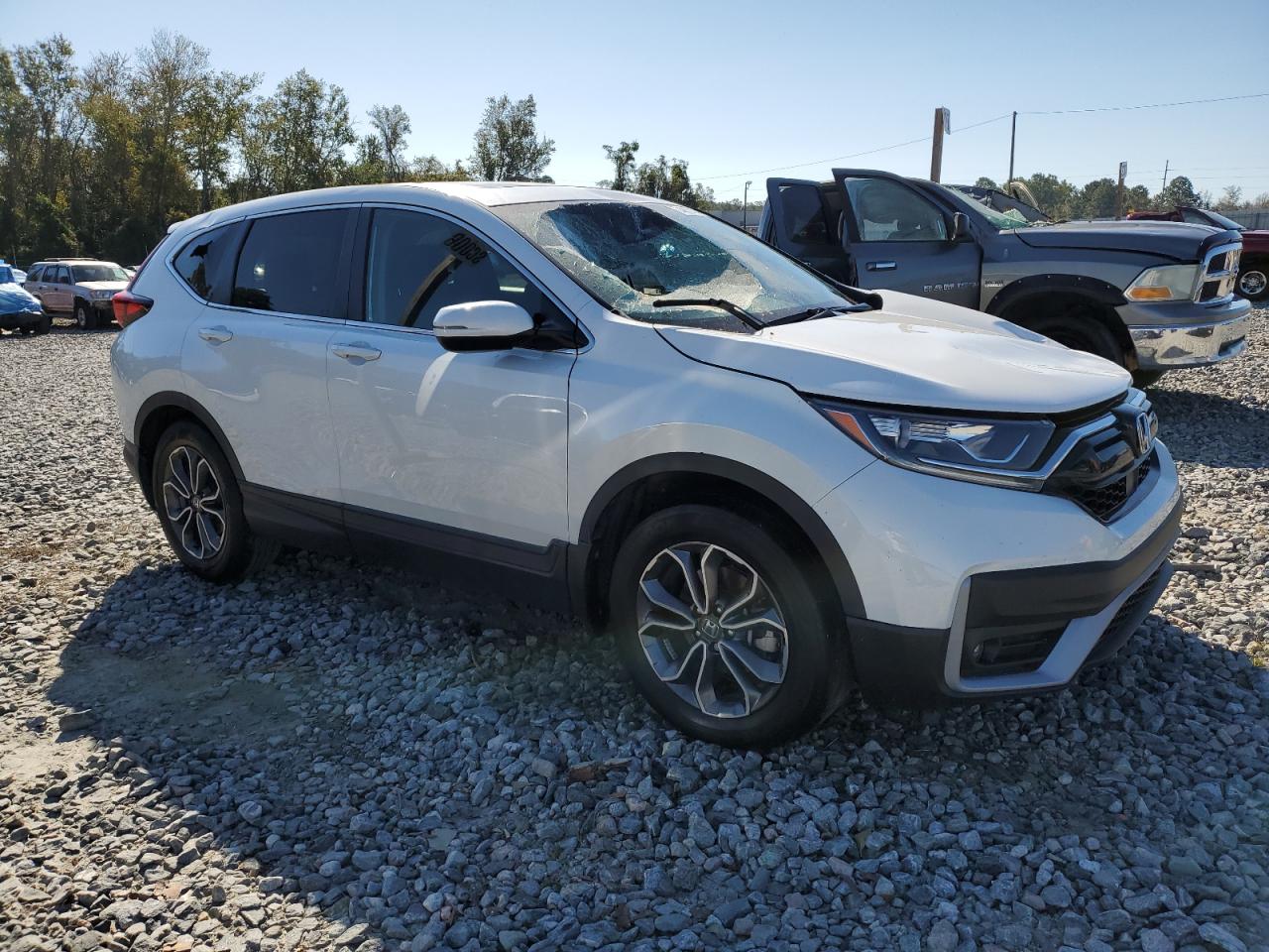 Lot #2928436843 2022 HONDA CR-V EX