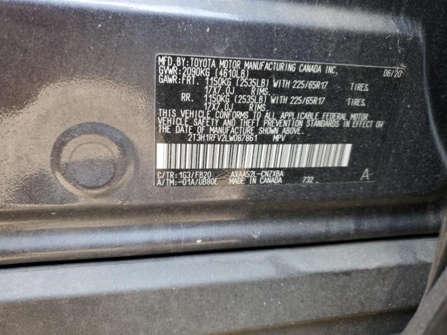 2020 TOYOTA RAV4 LE - 2T3H1RFV2LW087861