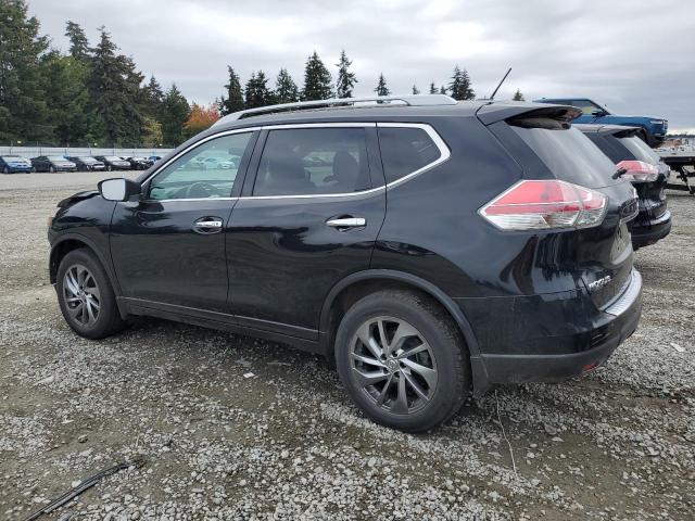 NISSAN ROGUE S 2015 black  gas 5N1AT2MV1FC892288 photo #3