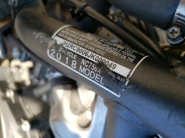 2018 HONDA NC750 X JH2RC9006JK000049