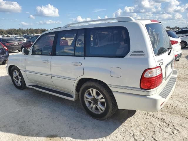 LEXUS LX 470 2003 white  gas JTJHT00W833533180 photo #3