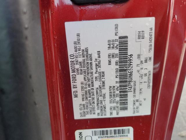 2016 FORD MUSTANG - 1FATP8UH6G5299956