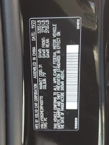 LVY062ME2RP400770 2024 VOLVO S90 PLUS