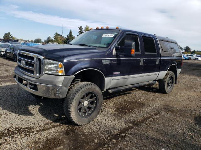 FORD F250 SUPER 1999 blue crew pic diesel 1FTNW21F3XEE62519 photo #1