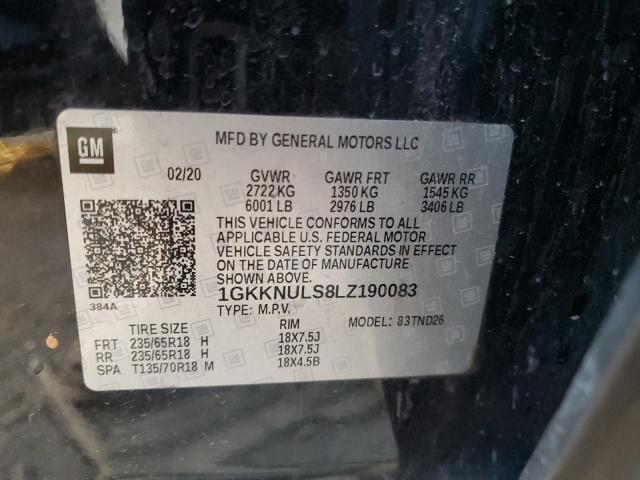 2020 GMC ACADIA SLT - 1GKKNULS8LZ190083